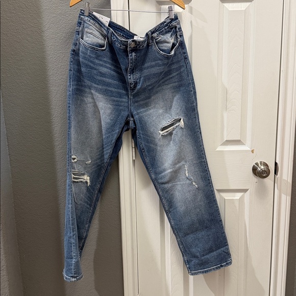 Vervet Denim - Vervet NWT Leona distressed jeans plus size 18